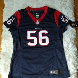 New NFL Players v neck sports T-shirt, size M for women